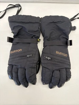 Guantes Burton WB Gore M Negros Impermeables Nylon Cuero Exterior Esquí Montaña Foto 1 de 4