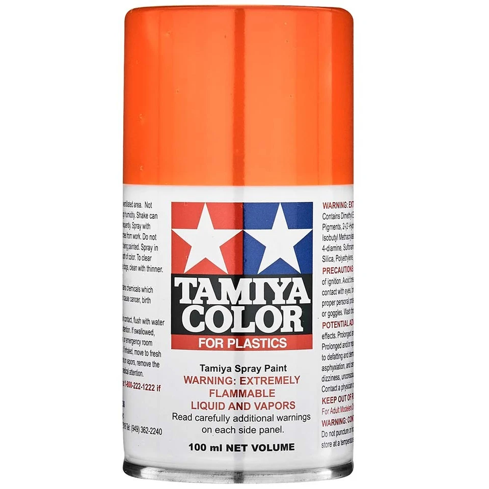 Tamiya TS-98 Pure Orange 100ml Spray Can TAM85098 Lacquer Primers & Paints - Image 1 of 1