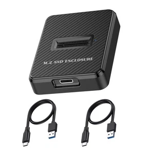 M.2 NVMe & SATA to USB C Dock Station Base M Key B+M Key Reader Writer Adapter - Photo 1/8