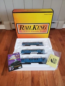 MTH RAIL KING Q TYP 3-AUTO NICHT ANGETRIEBEN NYC U-BAHN SET # 30-2760-3 BMT NYCTA - Bild 1 von 11
