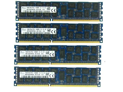 64GB (4X 16GB) DDR3 1866MHz Memory Apple Mac Pro 6,1 2013-15 Quad- 6- 8- 12-core - Image 1 of 2