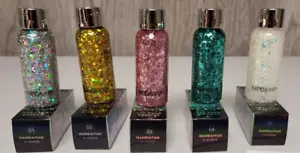 HANDAIYAN GLITTER CONFEZIONE DA 5 Corpo Gel Ombretto+ #1 #2 #3 #4 #9 Argento Oro Rosa - Foto 1 di 13
