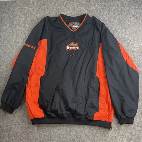 Vintage Nike Oregon State Beavers Pullover Windbreaker Jacket Size Mens Sz XXL Cover