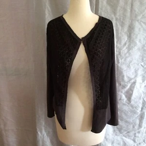 Nic And Zoe Sweater Size XS Nwt Color Gray And Black - Picture 1 of 8