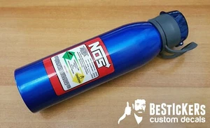 1 Adesivo bombola NOS protossido azoto per personalizzazione borraccia borracce - Zdjęcie 1 z 2
