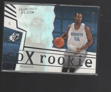 FRANCISCO ELSON   2003-04 SPX ROOKIE CARD #141   /2999