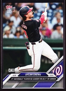 Dylan Crews Washington Nationals Call-Up 1st HR vs Yankees 2024 Topps Now 607 RC - Picture 1 of 2