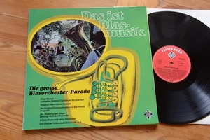 Das ist Blasmusik ERNST MOSCH Oberkrainer AVSENIK Alfons Bauer LP Telefunken - Picture 1 of 8