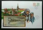 [SJ] Estonia Old Town Tallinn UNESCO World Heritage 1992 FDC (banknote cover)