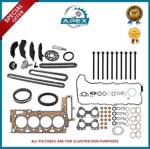 BMW 1 3 5 SERIES 2.0 DIESEL N47D20 N47 TIMING CHAIN KIT WITH ENGINE REBUILD KIT - Picture 1 of 4