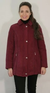 David Barry Wine Ladies Micro Fibre Jacket Size 28 BNWT - Picture 1 of 6