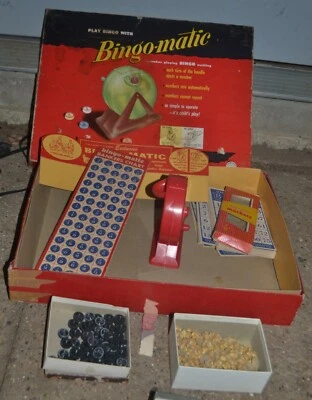 1954 Vintage Transogram Bingo-Matic Board Game  - Image 1 of 4