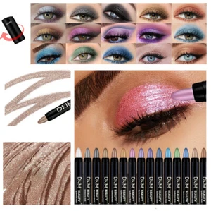 Eyeshadow Pen Cream Eye Shadow Pencil Shimmer Stick Makeup - Picture 1 of 18