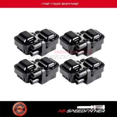 Paquete de 4 cassette de bobina de encendido para Mercedes Benz CL55 AMG C671 CUF359 2001-2006 Foto 1 de 4