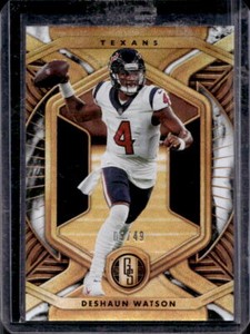 2021 Gold Standard Deshaun Watson White Gold #05/49 Texans