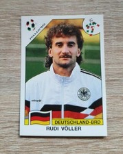 Panini World Cup Story 209 Rudi Völler Germany World Cup 1990
