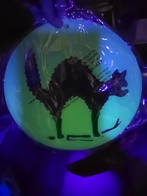 复古万圣节装饰夜光猫窗双向 McCrory 2001 装饰 — 第 1/4 张图片