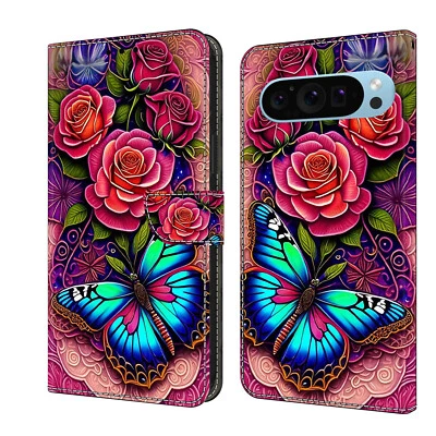 Flip Magnetic Leather Card Holder Wallet Case For Google Pixel 9 8 7 6 Pro 7A 6A - Image 1 of 4