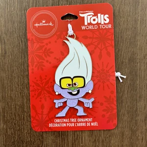 NEW 2020 Trolls Tiny Diamond Metal Hallmark Christmas Holiday Ornament Dreamwork - Picture 1 of 4