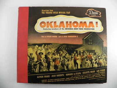 Oklahoma! Decca Records Album No.359 by Richard Rodgers 1943 78RPM 6x10" - Image 1 of 4