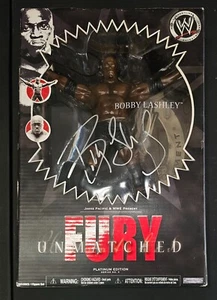 Signed Autographed Jakks Pacific WWE Unmatched Fury Series 5 Bobby Lashley - Picture 1 of 2
