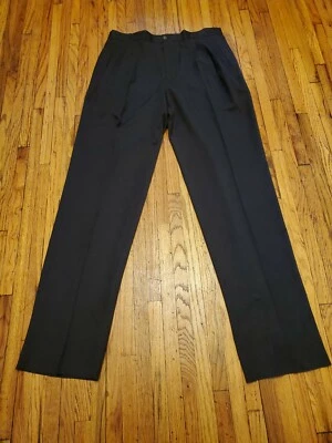 NEW NWT Men’s Reebok Golf Black Dress PANTS SIZE 36x37 Vintage  - Image 1 of 4