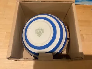 Cornishware (T.G. Green & Co) Set of 4 Cereal Bowls Blue & White (New with box) - Picture 1 of 4