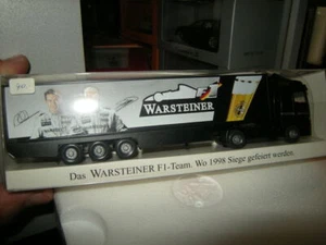 Camión Wiking 1:87 con remolque remolque Warsteiner F1 1998 en embalaje original Limited - Imagen 1 de 2