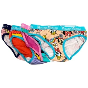 4 x Rio Girl's Disney Cotton Stretch Briefs Size 4 (UND306) - Picture 1 of 1