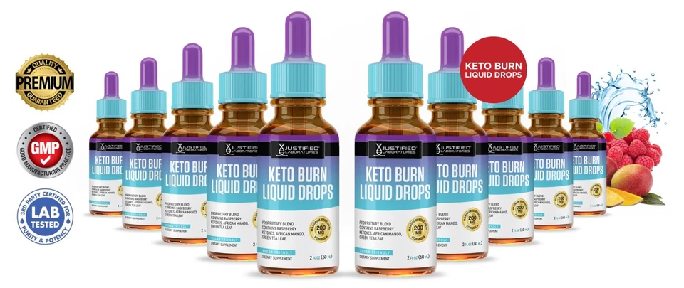 Keto Diet Burn Ketosis Drops Weight Loss Supplement Pills Fat Burner 60 Day