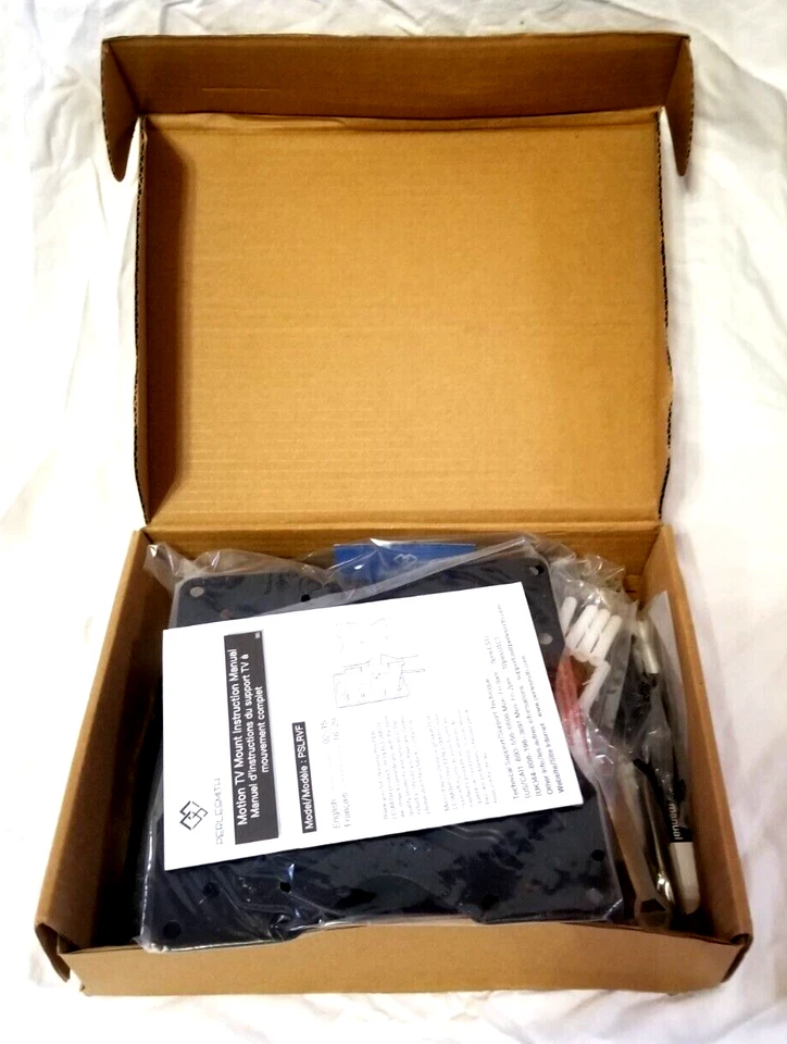 Perlesmith PSMFK12 Heavy Duty Black TV Wall Mount for Most 32"- 55” TVS El4060