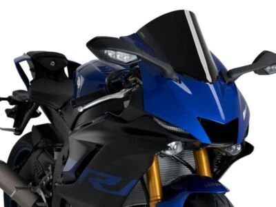 Puig Black R-Racer Screen Yamaha YZF R6 Race 2022-2025 - Image 1 of 3