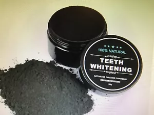 Activated Charcoal Teeth Whitening Powder 100% Organic. 30g SHIPS FREE - Picture 1 of 8