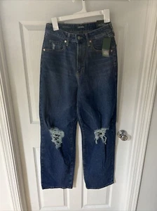 Jeans Wild Fable donna taglia 4/27R 31,5 cuciture interne jeans larghi vita super alta nuovi - Foto 1 di 5