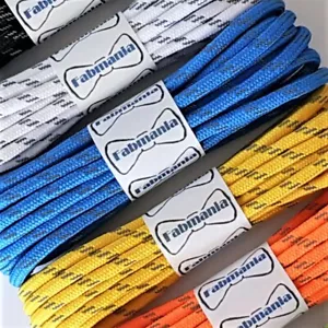 Florescent Reflective Fleck Hiking Boot Laces - 4 mm round - Picture 1 of 15