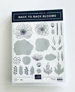 Stampin' UP! BACK TO BACK BLOOMS Wendestempelset Blumen Blätter NEU! - Bild 1 von 2