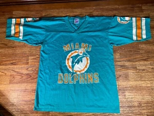 Vintage NFL Miami Dolphins T-Shirt Herren Large Garan Made in USA - Bild 1 von 11