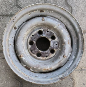 1x usado Llanta de acero orig. Mercedes W110 W111 5JK-13B OEM: 1104001102 5x112 LK - Imagen 1 de 2