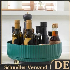 Kosmetik-Display-Box, drehbares Aufbewahrungsregal für Küchengewürze (Pfauengrün - Bild 1 von 8