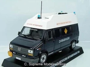 FIAT DUCATO MODEL VAN POLICE MAXI ARTIFICIERI 95 CARABINIERI 1:43 SCALE NOREV Y0 - Picture 1 of 5