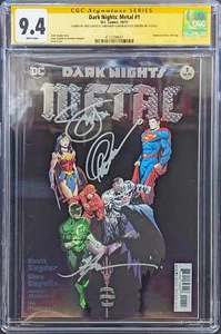 Dark Nights Metal #1 Graded CGC 9.4 Signed by Capullo Snyder Glapion - Bild 1 von 2