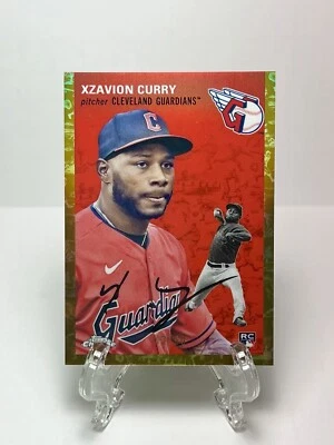 2023 Topps Chrome Platinum Xzavion Curry /50 Gold Rookie #32 🔥 - Image 1 of 2