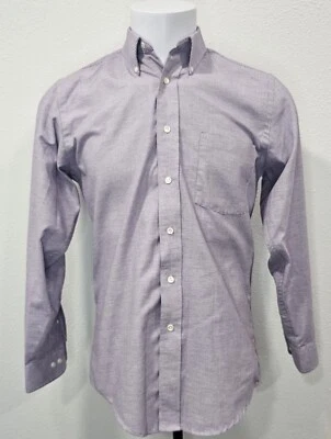Cambridge Classics Men's Long Sleeve Oxford Button Up Shirt Purple 14.5 32/33 - Image 1 of 4