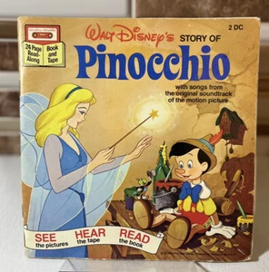 Walt Disney's Story of Pinochio 1977 Leer libro 2 DC SOLO LIBRO - Imagen 1 de 2