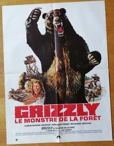 GRIZZLY LE MONSTRE DE LA FORET affiche cinema originale 80x60 - Photo 1/1