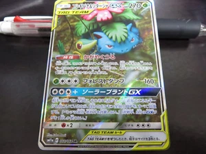 Pokemon card SM11a 066/064 Venusaur & Snivy GX SR Japanese Remix TOP - Picture 1 of 2