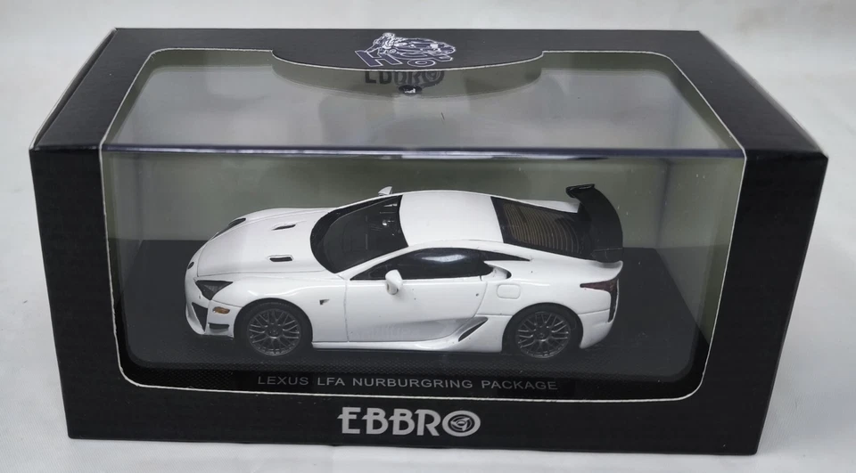 PAQUETE EBBRO 1:43 LEXUS LFA NURBURGRING BLANCO 44637 JDM Foto 1 de 4