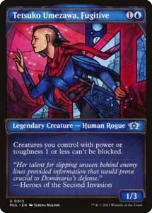 Tetsuko Umezawa, Fugitivo (012) Vitrina Multiverso Leyendas MUL Magic The Gathering - Imagen 1 de 1
