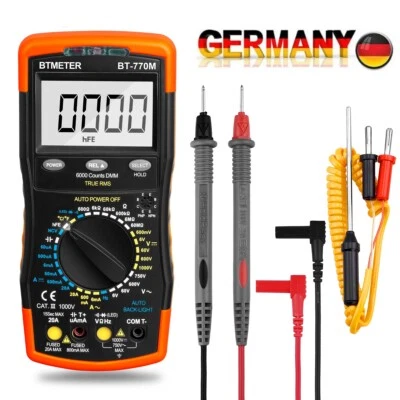 Digital Multimeter AC DC Strom Voltmeter Amperemeter TRMS Auto Range Messgerät  - Bild 1 von 4