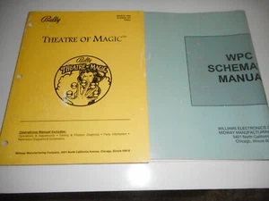 Englische Anleitung und Schaltpläne für Flipper Pinball Theatre of Magic - Bild 1 von 1
